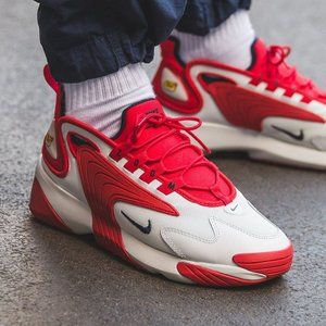 Nike mens Nike Men's Zoom 2k Red/White Ao0269-102 SZ 9.5